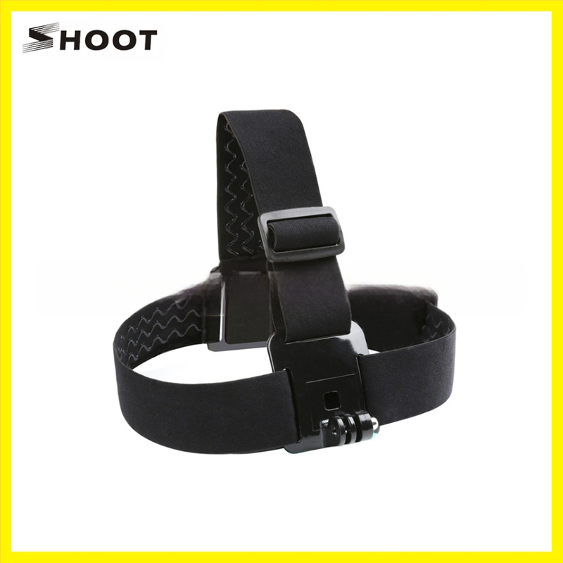 Wanhao Fiksuota kameros A galvos diržas, trijų dalių guminis dirželis, nailonas + plastikas, suderinama su GoPro 4–10, svoris 65 g