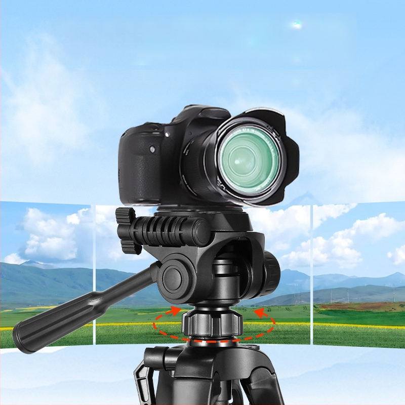 Κάμερα τρίποδο μήκους 1,7 m με τρισδιάστατο γίμπαλ, μεταλλικός σκελετός, φορτίο 3 kg