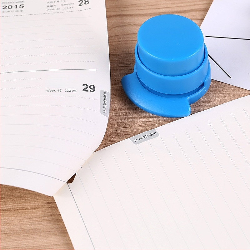 Aplinkai draugiškas tvirtinimo įrenginys be vinų, modelis 001, prisitaikantis adatos tipas 12511079230, jungimo talpa 288 lapų