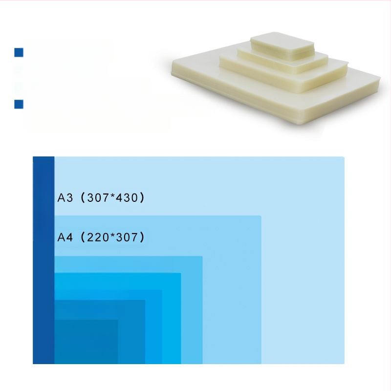 Yishen водоустойчива ламинираща филм за снимки и карти, PVE материал, модел 005, пакет 100 бр, възможност за частен етикет