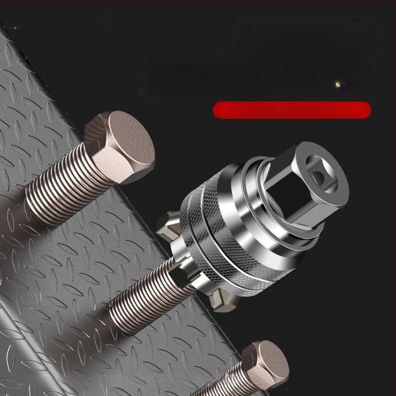 Wallfan универсален комплект гаечен ключ с гнезда — регулируем многофункционален инструмент за гнезда, Cr-V сплав стомана, полирана повърхност