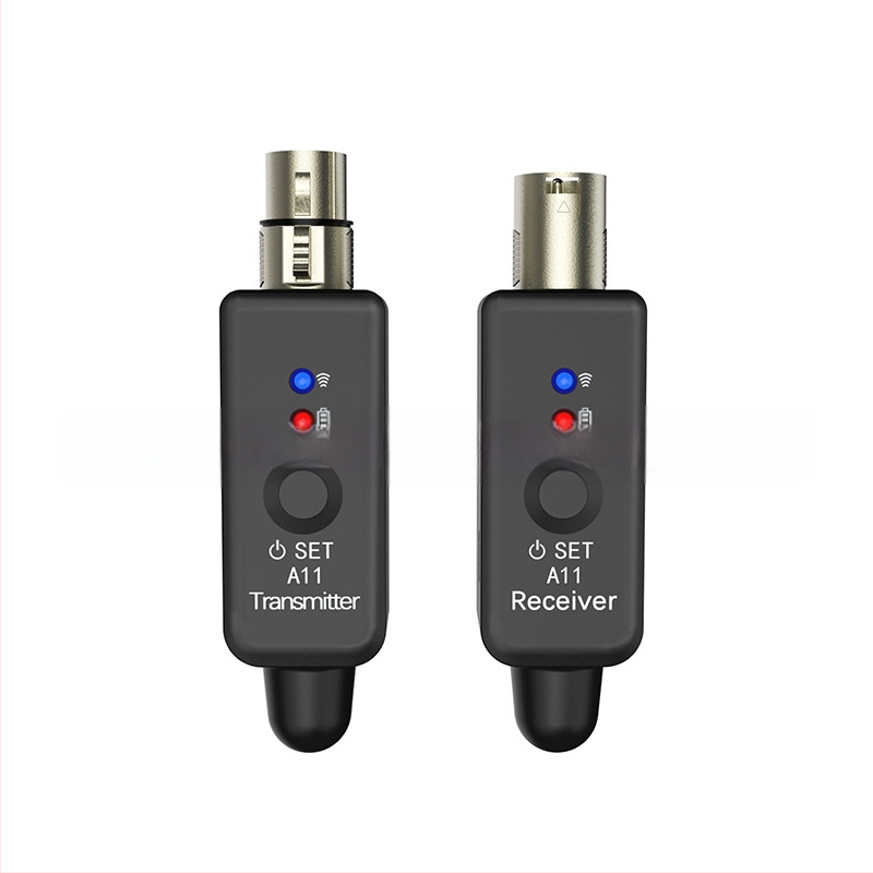 Ασύρματο σύστημα μικροφώνου με ενσωματωμένο μικρόφωνο, 2.4 GHz, μοντέλο A11, ενσωματωμένη μπαταρία 300–500 mAh, αυτονομία 3–6 ωρών