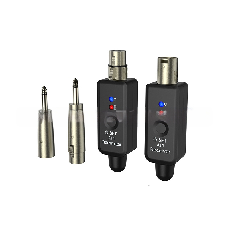 Ασύρματο σύστημα μικροφώνου με ενσωματωμένο μικρόφωνο, 2.4 GHz, μοντέλο A11, ενσωματωμένη μπαταρία 300–500 mAh, αυτονομία 3–6 ωρών