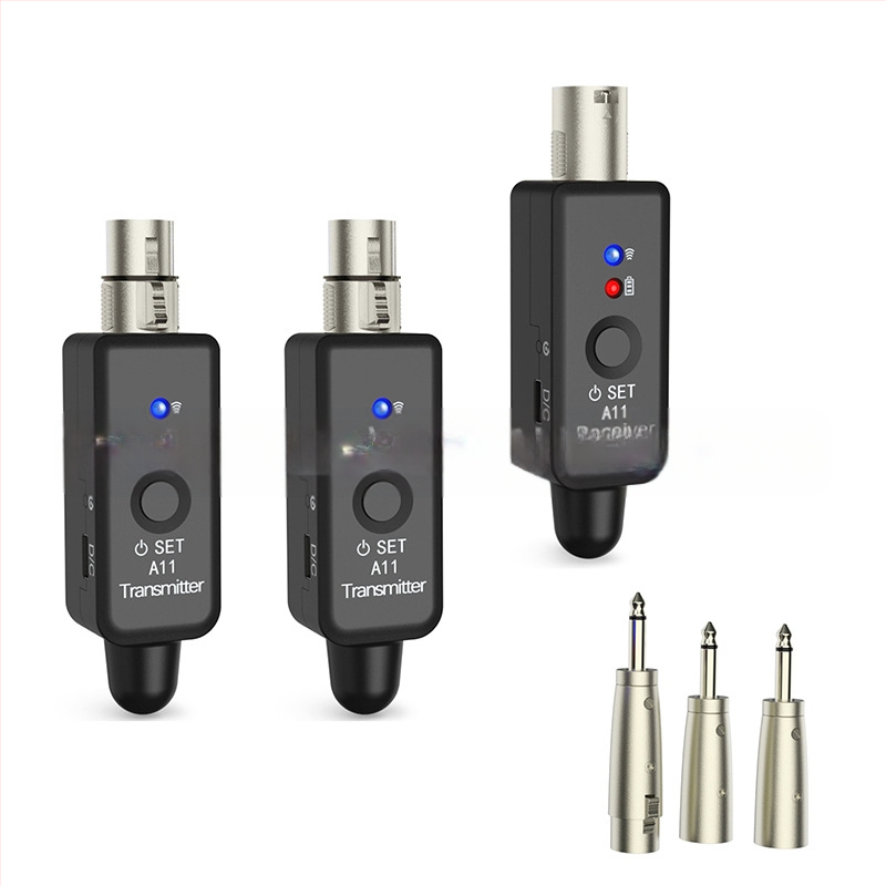 Ασύρματο σύστημα μικροφώνου με ενσωματωμένο μικρόφωνο, 2.4 GHz, μοντέλο A11, ενσωματωμένη μπαταρία 300–500 mAh, αυτονομία 3–6 ωρών