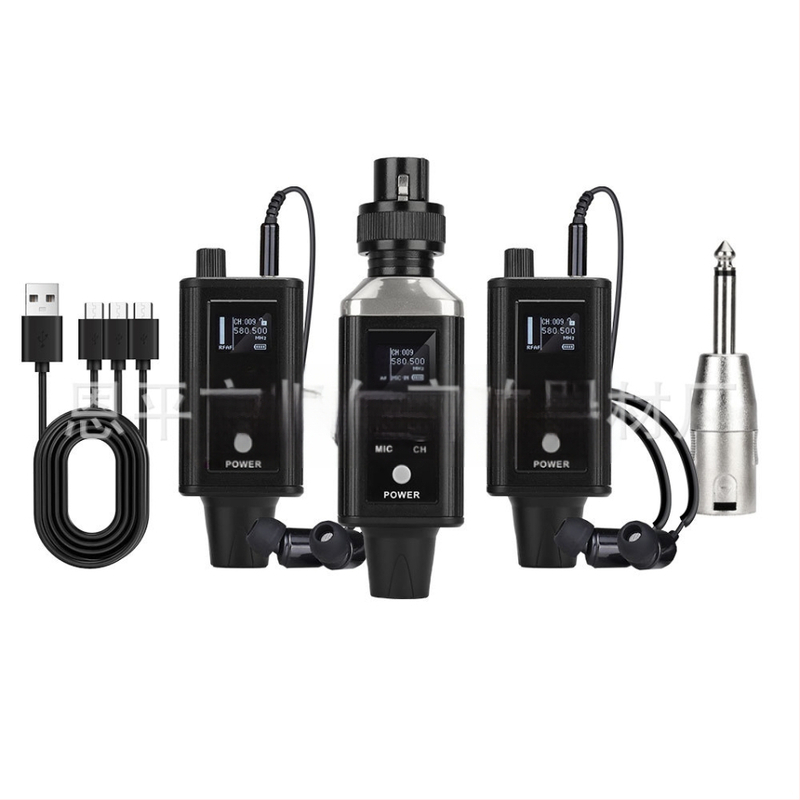 DS100 Ασύρματο Σύστημα Ακουστικού Μονιτορ για Σκηνές Παραστάσεις - Ενσωματωμένη μπαταρία 1000-1200 mAh, αυτονομία 3-6 h, SNR ≥95 dB, Συμβατό με Lavalier/Live-Broadcast/KTV μικρόφωνα