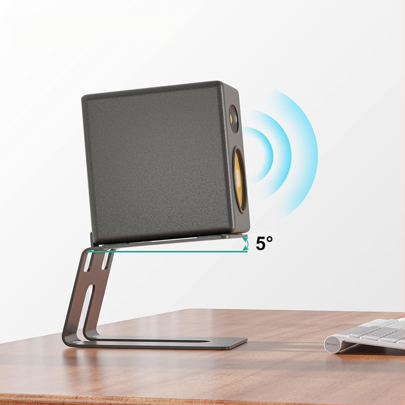 Kaixinda TON-5 βάση επιτραπέζιου ηχείου, κατασκευή από χάλυβα άνθρακα