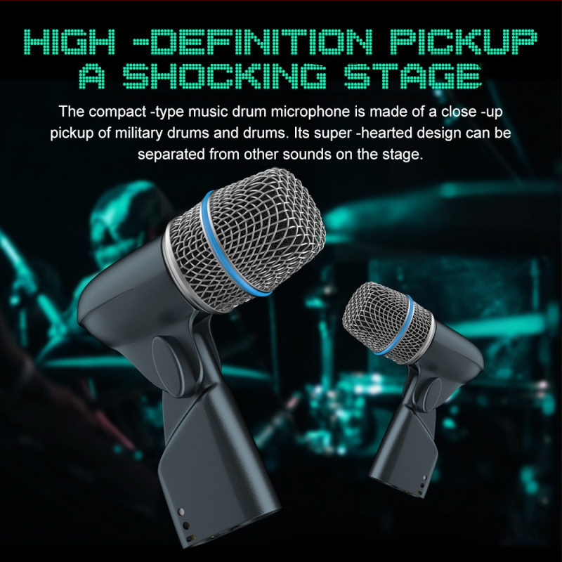 Beta56A Δυναμικό Μικρόφωνο Για Μουσικά Όργανα, Υπερκαρδιοειδές, 100 Hz–20 kHz