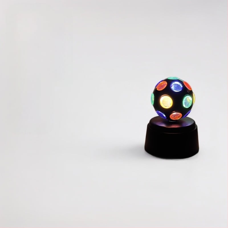 LED сценично осветление за деца – Disco нощна светлина, модел 6016, пластмасов абажур, превключвател toggle, модерен стил, ROHS, 4.5V