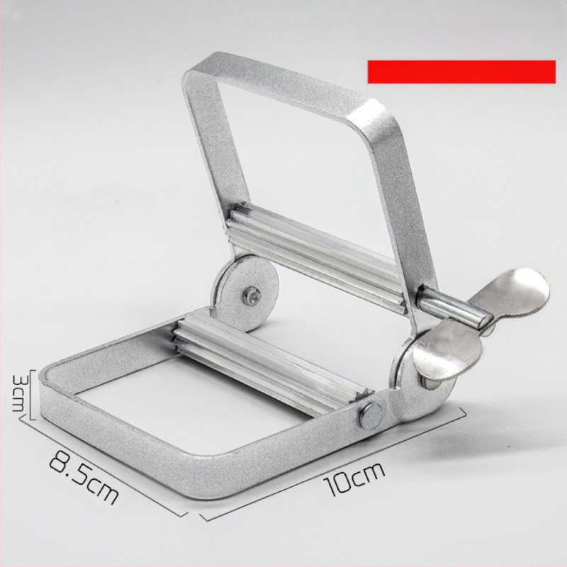 Alumīnija sakausējuma pastas spiede – piemērots matu pastai, zobu pastai, krāsošanas pastai un sejas attīrīšanas pastai