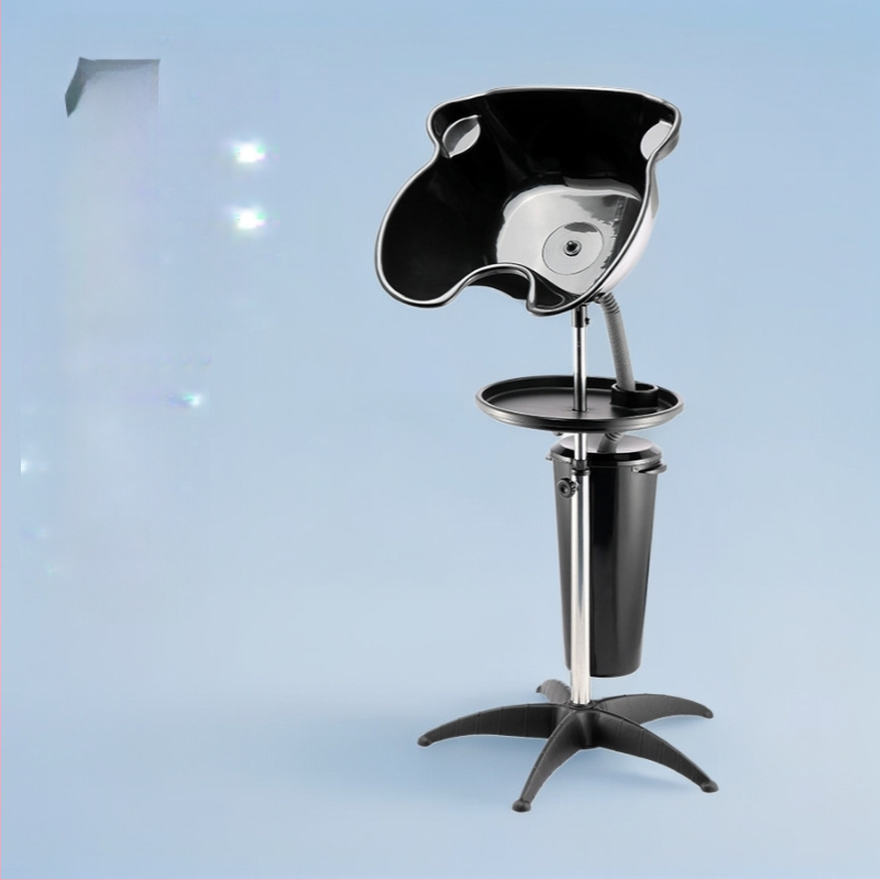 Nešiojamas sėdimos plaukų plovimo baseinas, skirtas namų ar salono naudojimui, lengvas, PP medžiaga, tinkamas nėščioms moterims ir vyresnio amžiaus žmonėms