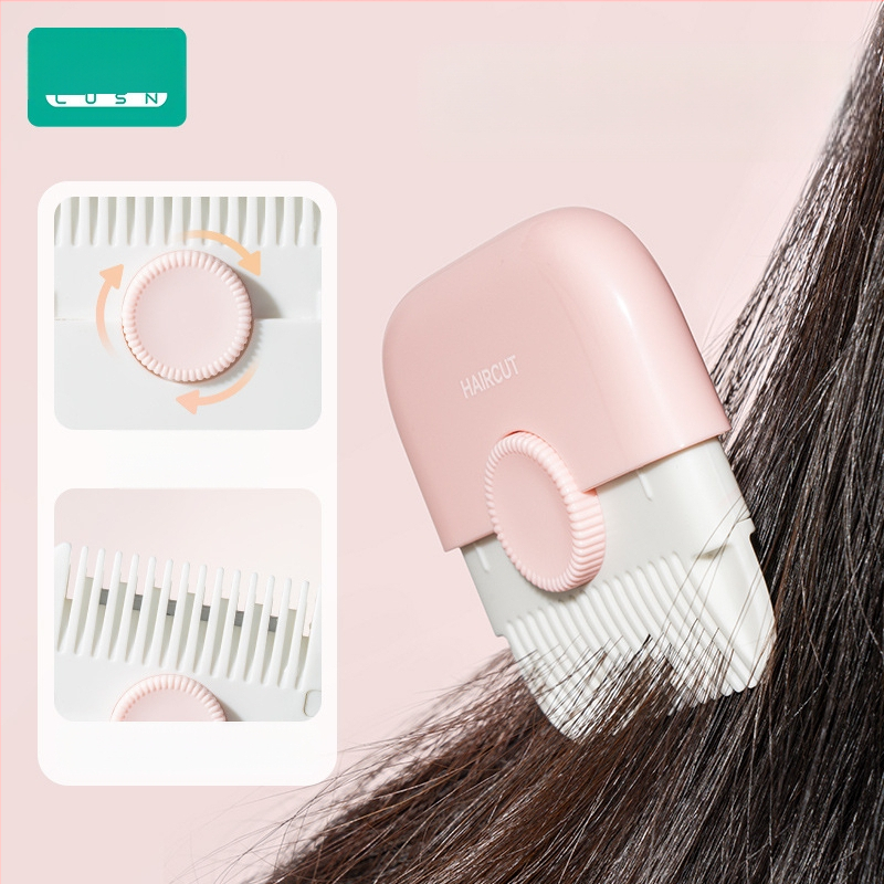Vaikų plaukų kirpimo šukos 2-in-1 – plaukų kirpimo ir bangų formavimui, ABS ir nerūdijantis plienas, prekės ženklas LUSN/Rushan