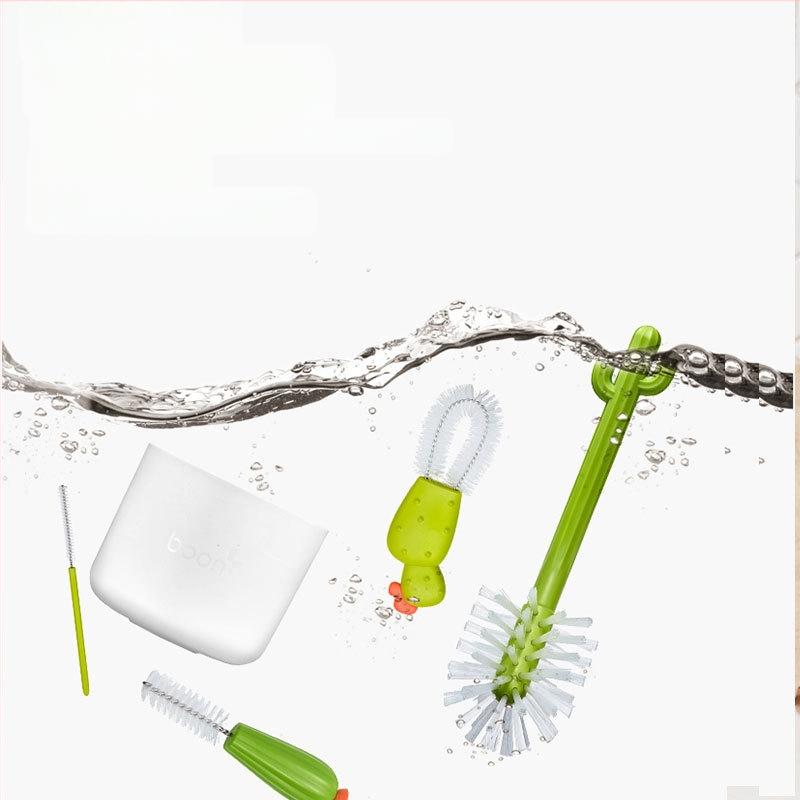 Jissu Daugiafunkcinis šepetėlių rinkinys buteliukams ir speneliams – universalus valymas buteliukams, speneliams, šiaudeliai ir čiulptukams