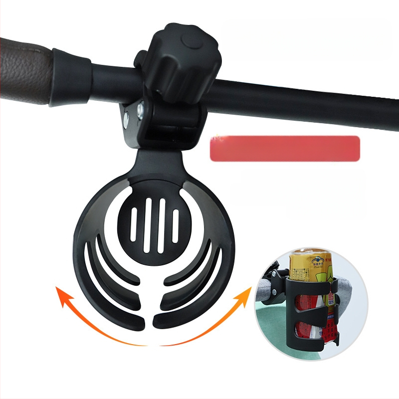 Universali puodelio laikiklis vežimėliui – stabilus, lengvai naudojamas, modelis 1111, PP plastikas, pritaikymas