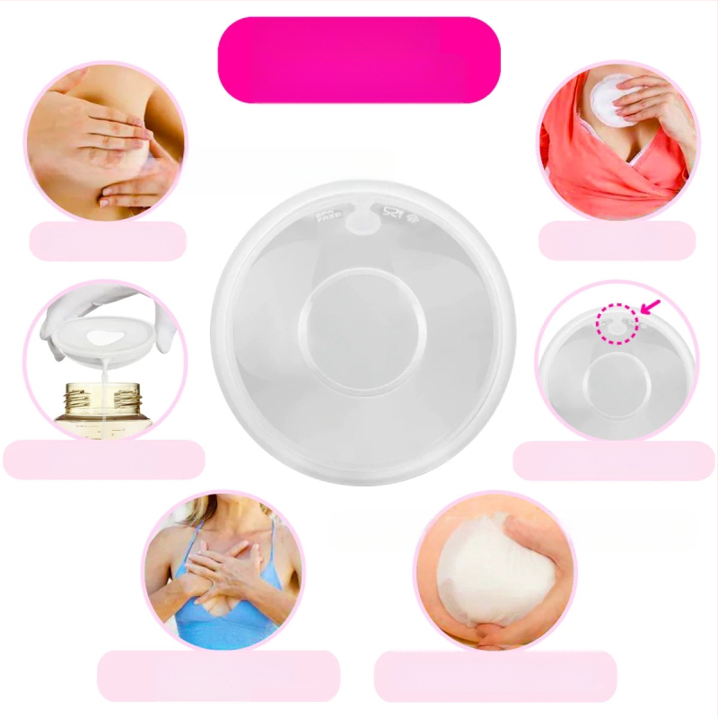 Φοριόμενος συλλέκτης γάλακτος από σιλικόνη – φορητός, αντιδιαρροικός, χειροκίνητος σχεδιασμός