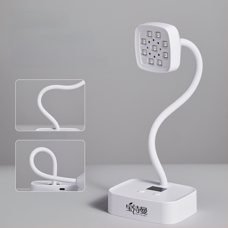 Stalo manikiūro lemputė su energijos kaupimu ir indukcija, jutiklinė valdymė, 27W, modelis 223