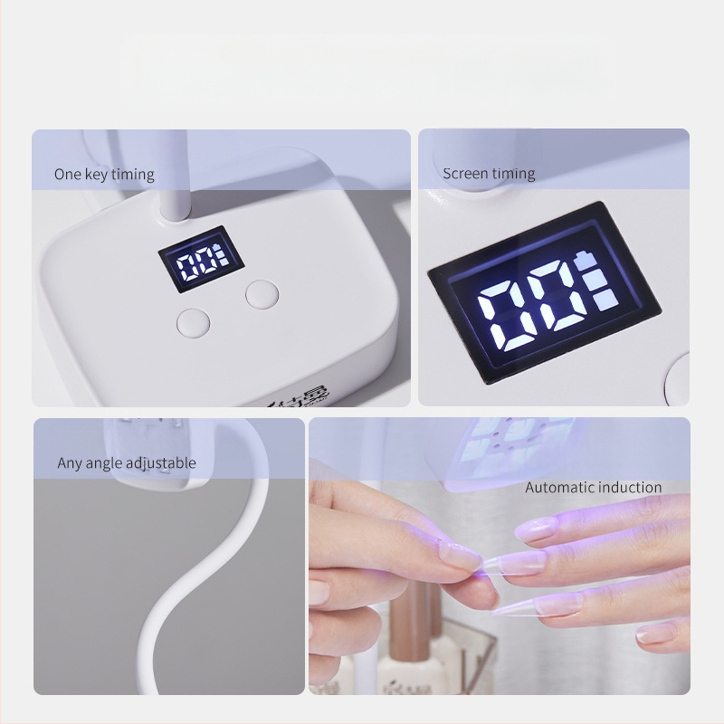 Stalo manikiūro lemputė su energijos kaupimu ir indukcija, jutiklinė valdymė, 27W, modelis 223
