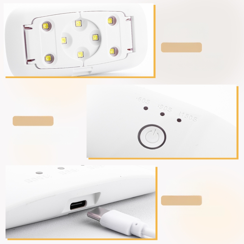 Gelio nagų UV lempa JK M8 - vietinis prekinis ženklas