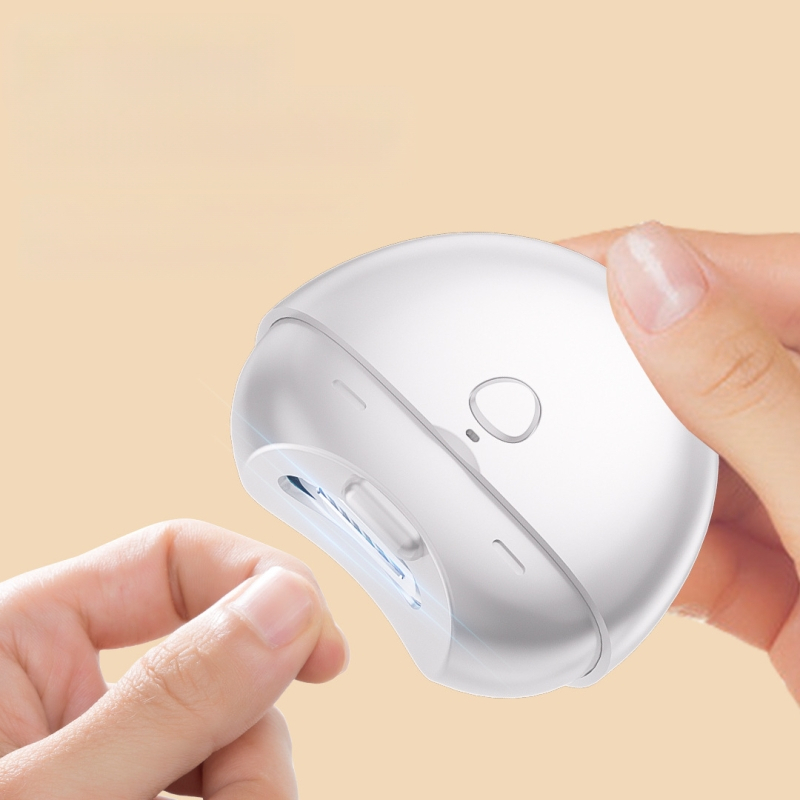 Elektrický kliešť na nechty s dizajnom proti špliechaniu, plne automatický pilník na nechty na ruky a nohy, vhodný pre dojčatá, malé deti a seniorov (Materiál: plast + nerezová oceľ; Použiteľné pre: univerzálne; Štýl: domáci; Značka: Ginseng fruit)