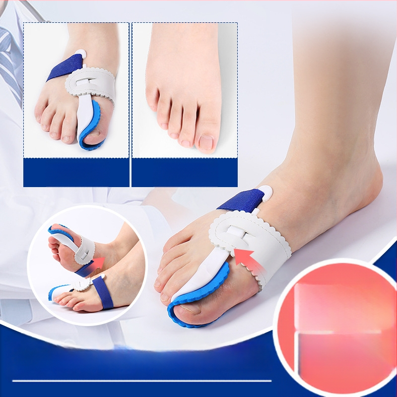 Hallux valgus korektors kreisajai un labajai kājai – PVC ortoze pieaugušajiem, visu sezonu lietošanai