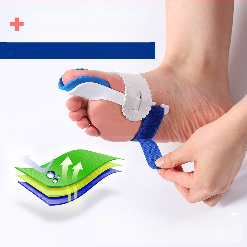 Hallux valgus korektors kreisajai un labajai kājai – PVC ortoze pieaugušajiem, visu sezonu lietošanai