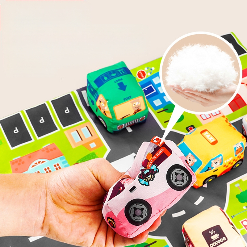 Audinio kūdikio aktyvumo kilimėlis su žaidimų žemėlapiu