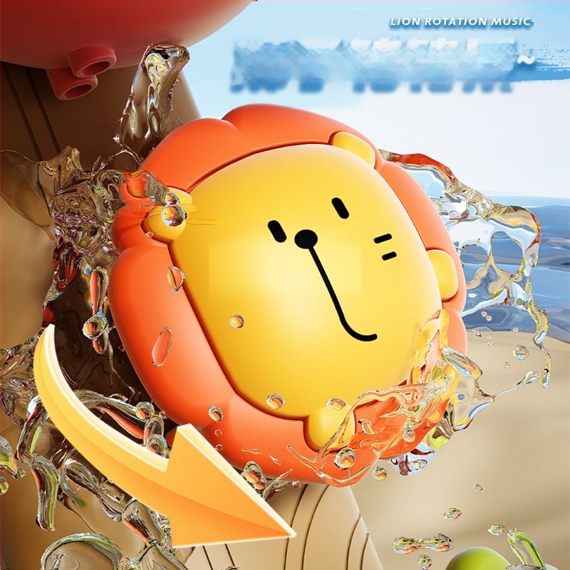 Plastmasas ūdens rotaļlieta vannā; izsmidzinā ūdeni; veicina vizuālo un kognitīvo attīstību; interaktīva spēle; iepakojums kastītē; vecums 15–35.