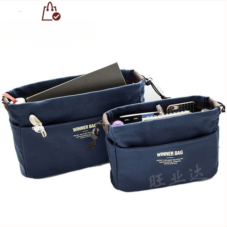 Платнена многофункционална чанта за съхранение с буквен дизайн за ученици; подплата от платно; градски минималистичен стил; унисекс