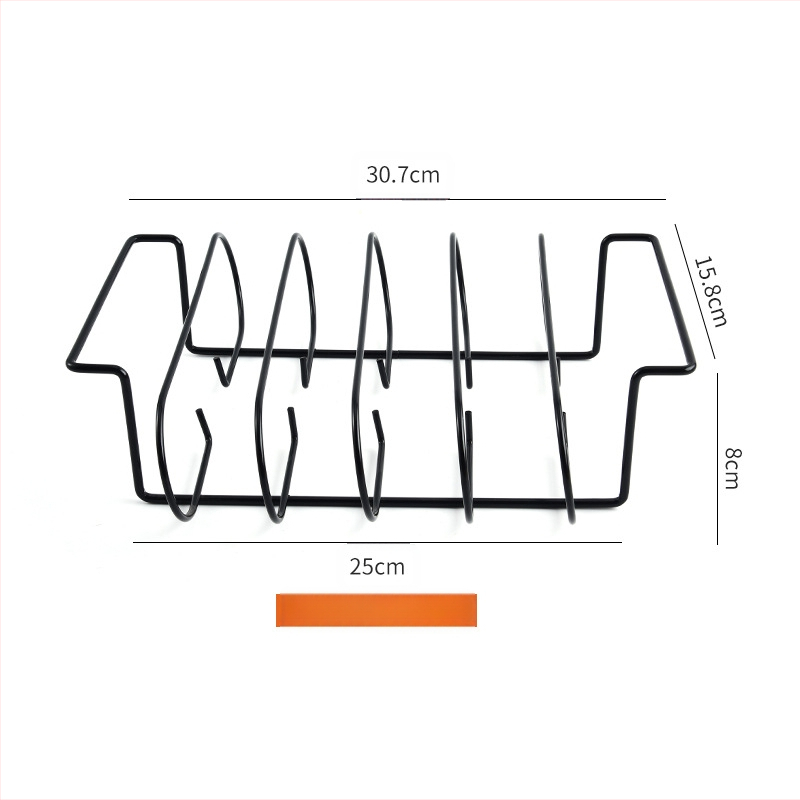 Kvadratna željezna rešetka za roštilj s praškastim premazom, neprijanjajuća, otporna na hrđu, 400 g