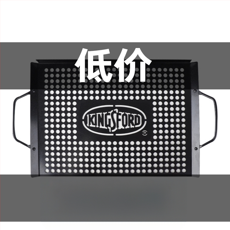 Geležinė kvadratinė grilio keptuvė be prilipimo, svoris 0,93 kg; gamyba šaltuoju valcavimu ir tempimu