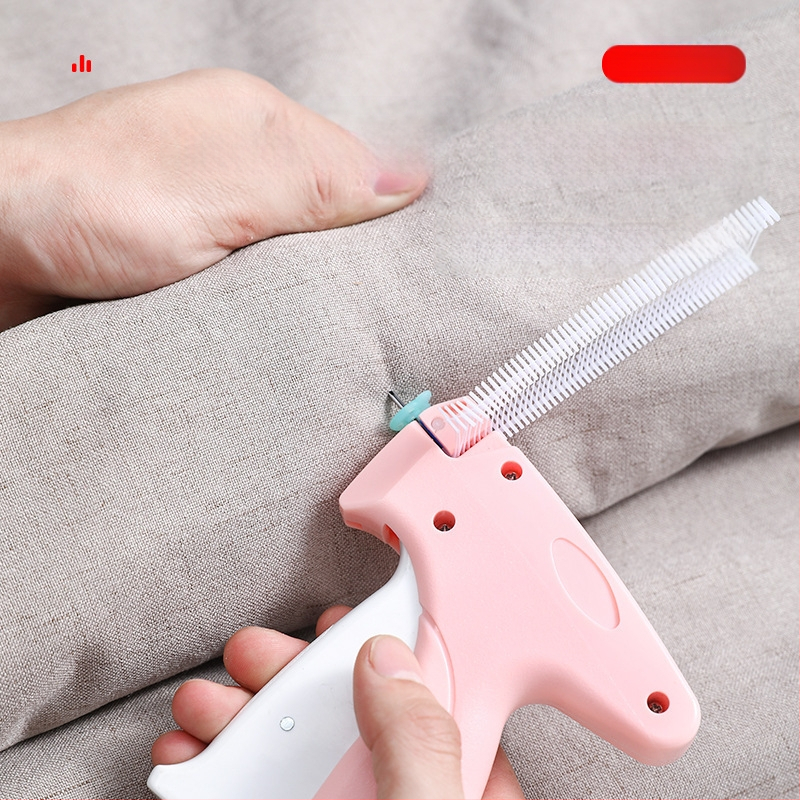 Guļammaizes fiksēšanas pistole — mīksts silikons, adatu nav, neredzama drošība, bez atstājumiem; Materiāls: Cits; Stils: mūsdienīgs un minimālistisks; Komplektā: 1100 gab.