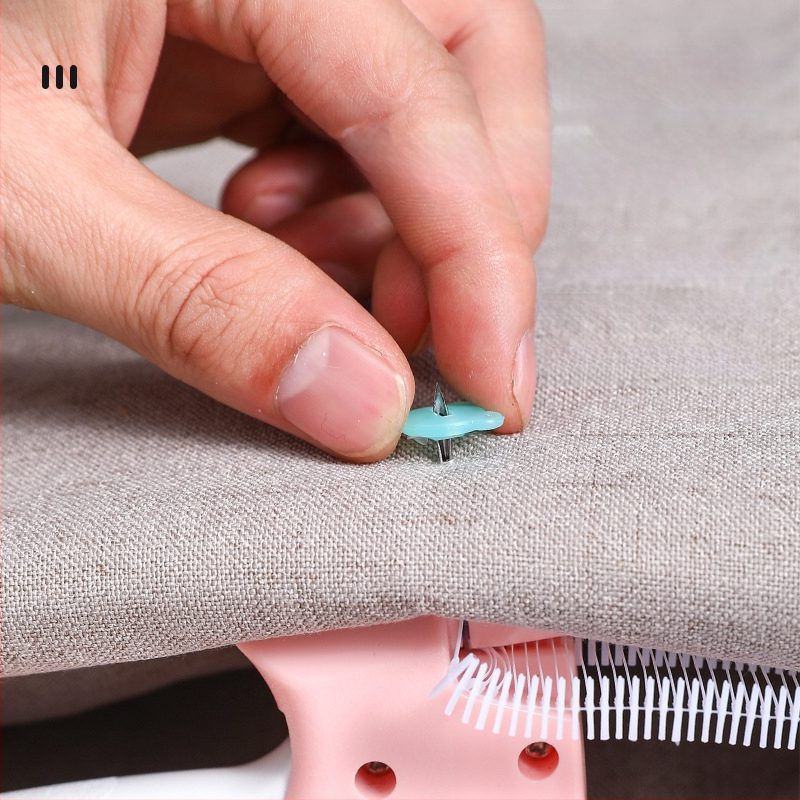 Guļammaizes fiksēšanas pistole — mīksts silikons, adatu nav, neredzama drošība, bez atstājumiem; Materiāls: Cits; Stils: mūsdienīgs un minimālistisks; Komplektā: 1100 gab.