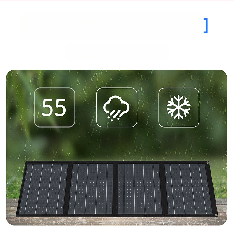 Sulankstoma lauko saulės panelė 40W, USB greitas įkrovimas, 5V išvestis