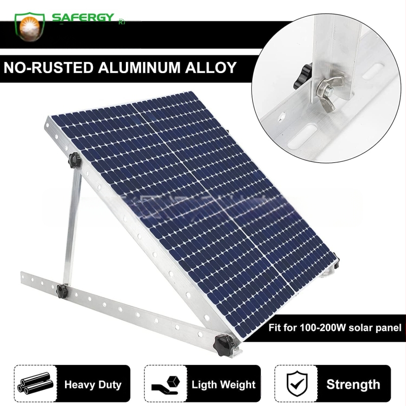 Trijų kojų laikiklis saulės panelėms – aliuminio lydinys, anodizuotas paviršius, atitinka AS/NZS1170.2, svoris 1.81 kg, nešiojamas