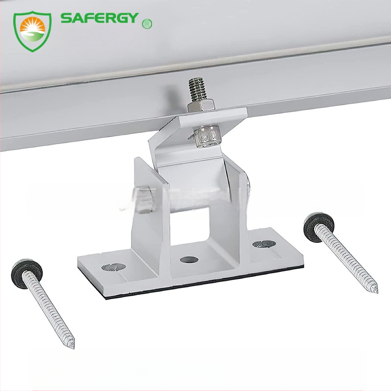 Reguliuojamas priekinės kojos laikiklis iš aliuminio lydinio, 2 dalių rinkinys su gumos pagalvėle; Svoris 0,55 kg; Standartas AS/NZS1170.2; Maža anodizacija