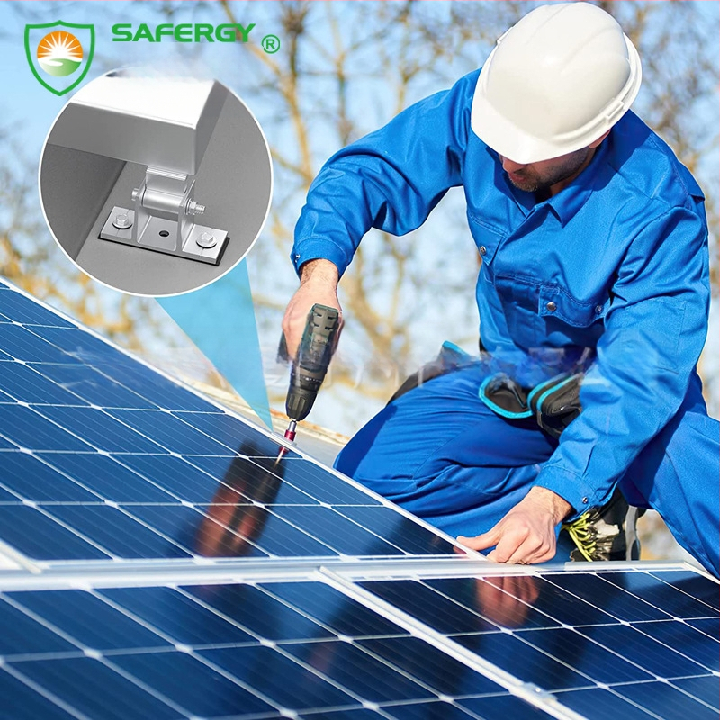 Reguliuojamas priekinės kojos laikiklis iš aliuminio lydinio, 2 dalių rinkinys su gumos pagalvėle; Svoris 0,55 kg; Standartas AS/NZS1170.2; Maža anodizacija