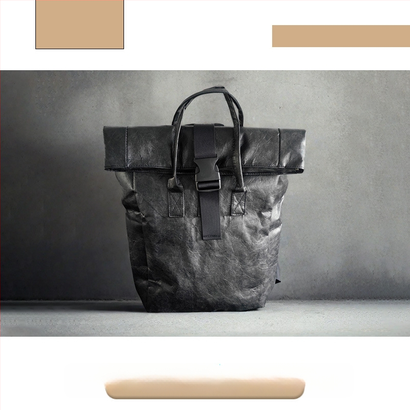 Unisex Kraft popieriaus nešiojamojo kompiuterio krepšys, ultralengvas, atsparus vandeniui, suderinamas su 16 colių nešiojamuoju kompiuteriu, talpa iki 20 L