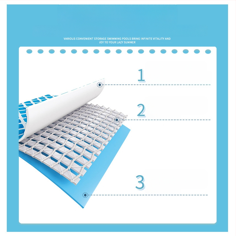 Lastele mõeldud täispuhutav bassein, mudel 57392, PVC-materjal, pere kasutamiseks