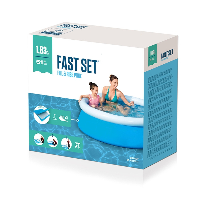 Lastele mõeldud täispuhutav bassein, mudel 57392, PVC-materjal, pere kasutamiseks