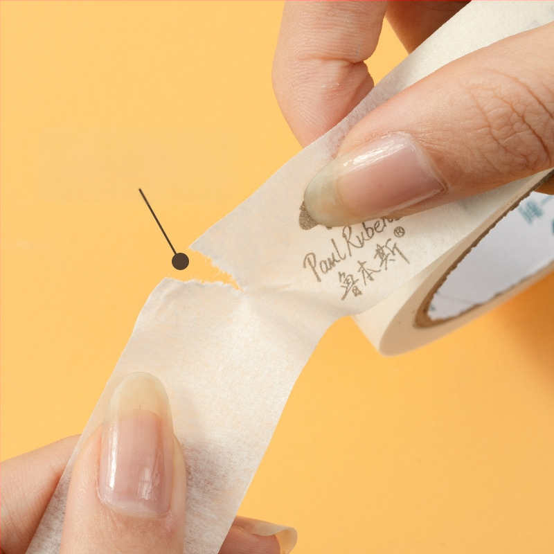 Rubens maskuojanti plėvelė ant popieriaus su logotipo raštu, skirta gouache ir akvarelei