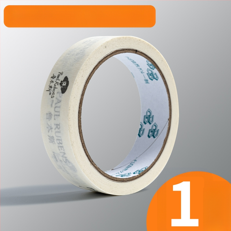 Rubens maskuojanti plėvelė ant popieriaus su logotipo raštu, skirta gouache ir akvarelei