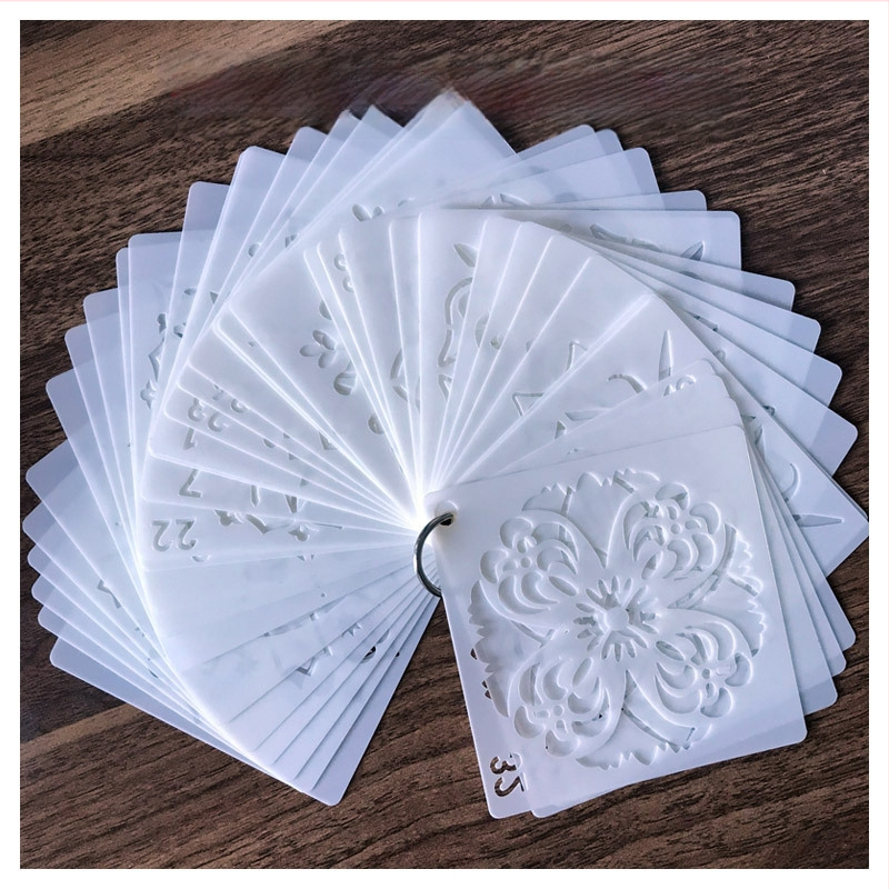 Mandalos piešimo šablonas – PET medžiaga, licencijuota privata etiketė, IP autorizacija: Ne, Importas: Ne