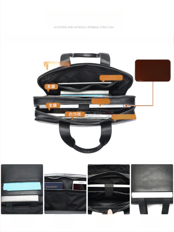 Maltette Valódi bőrből készült üzleti válltáska – keresztpántos, nagy kapacitás, kopásálló