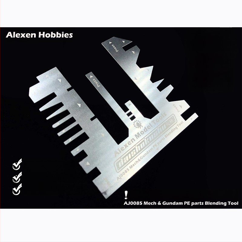 Etched Sheet Vise с помощен измерител – Ai Liechen AJ0085 Ръчно пресована метална тиска за Gundam модели