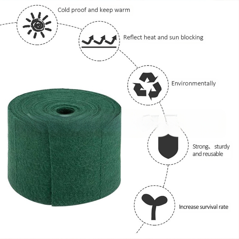 Feite puuvillane tüveümbris – aiandusele mõeldud, tüve kaitse ja isolatsioon