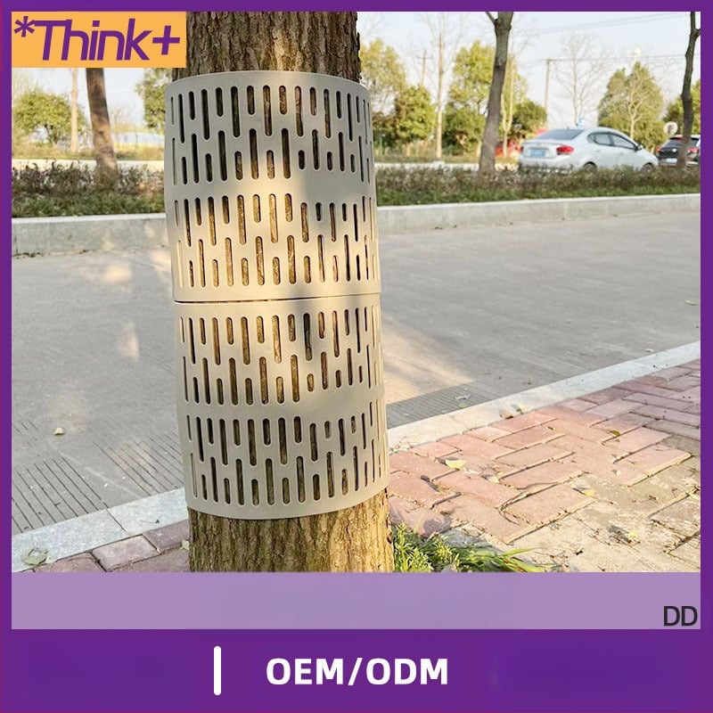 Защитна обвивка за ствол на дърво – пластмасова, регулируема, сглобяема, за млади дървета