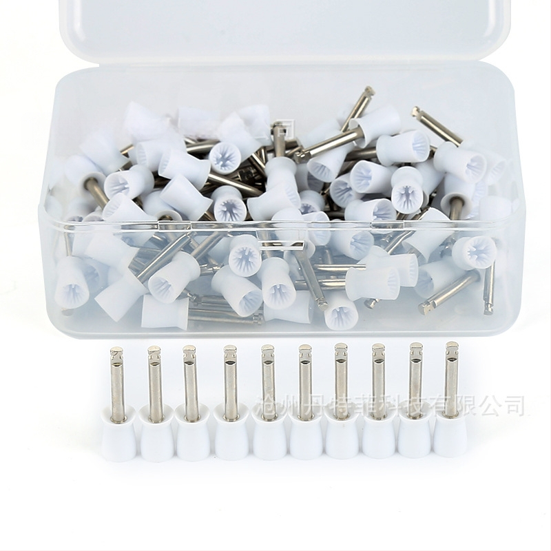 Zobu polerēšanas kauss, vienreizējās lietošanas, pieaugušajiem, 100 gab./kaste, Zobārstniecības piegādes