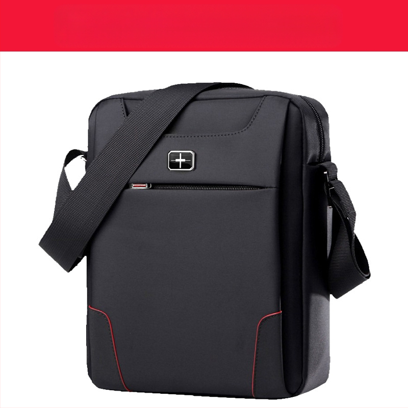 SWICKY Férfi Válltáska — Üzleti út Stílusa, Poliészter Anyag, Poliészter Belső, Sima Mintázat