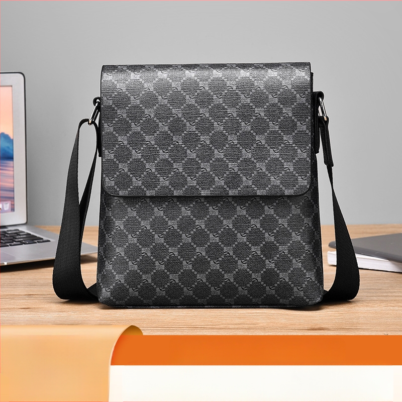 Férfi válltáska PU bőr, vízálló, üzleti ingázás stílus, poliészter bélés (PU bőr; vízálló; üzleti ingázás stílus; poliészter bélés)