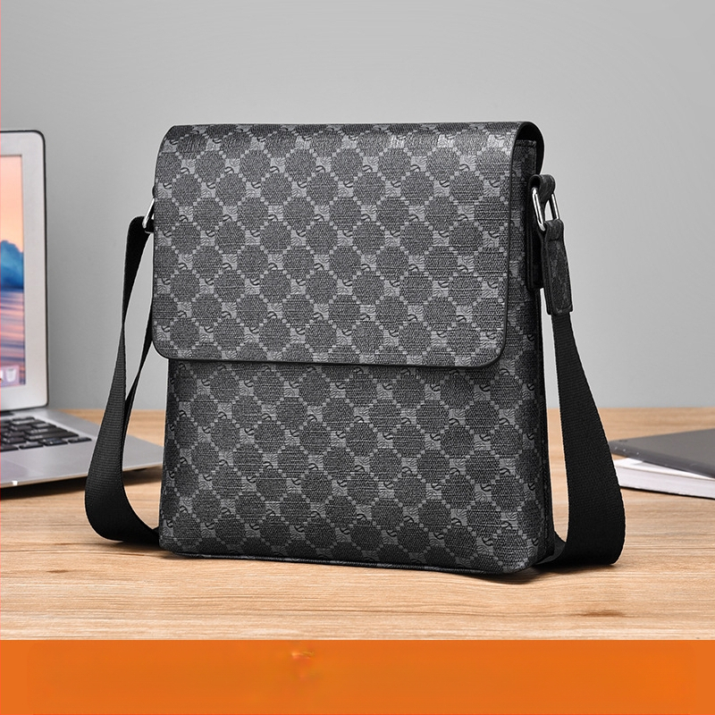 Férfi válltáska PU bőr, vízálló, üzleti ingázás stílus, poliészter bélés (PU bőr; vízálló; üzleti ingázás stílus; poliészter bélés)