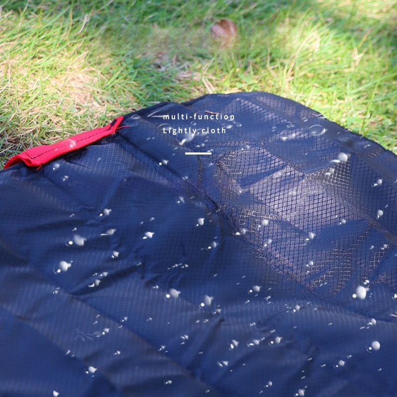 Piknika segums no neilona, mitrumizturīgs un smilšu izturīgs, 210T dimanta neilona raksts (vairākām personas)